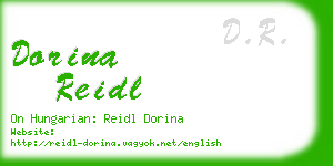 dorina reidl business card